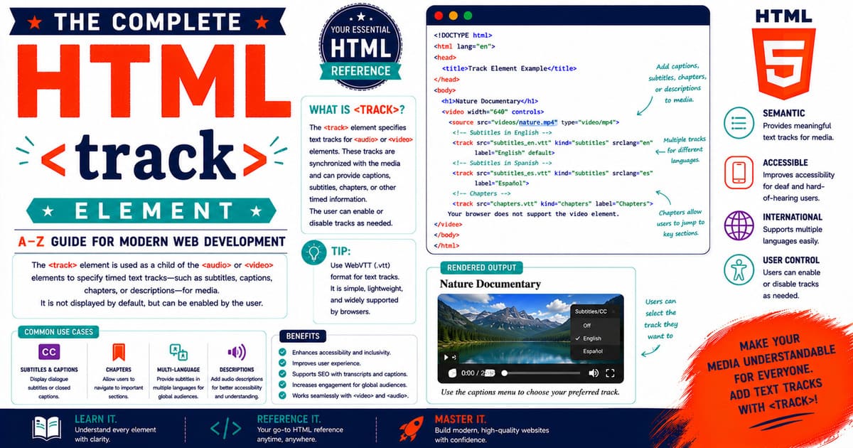 The complete HTML A-Z Reference